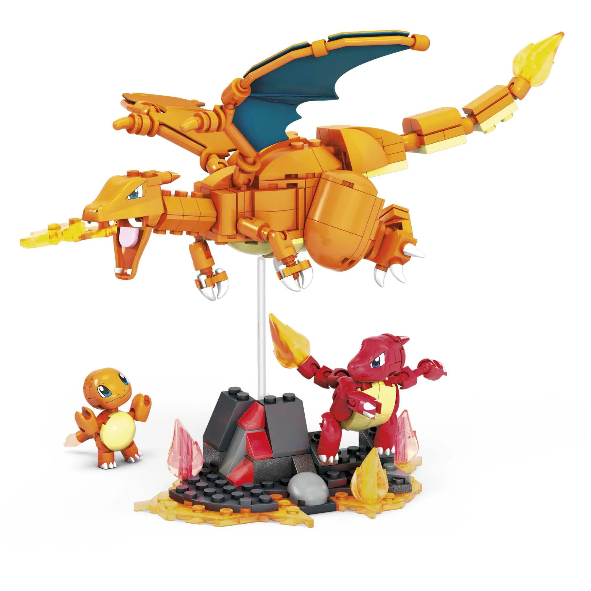 MEGA Construx – Pokémon Glumanda Evolution Set - Card Club