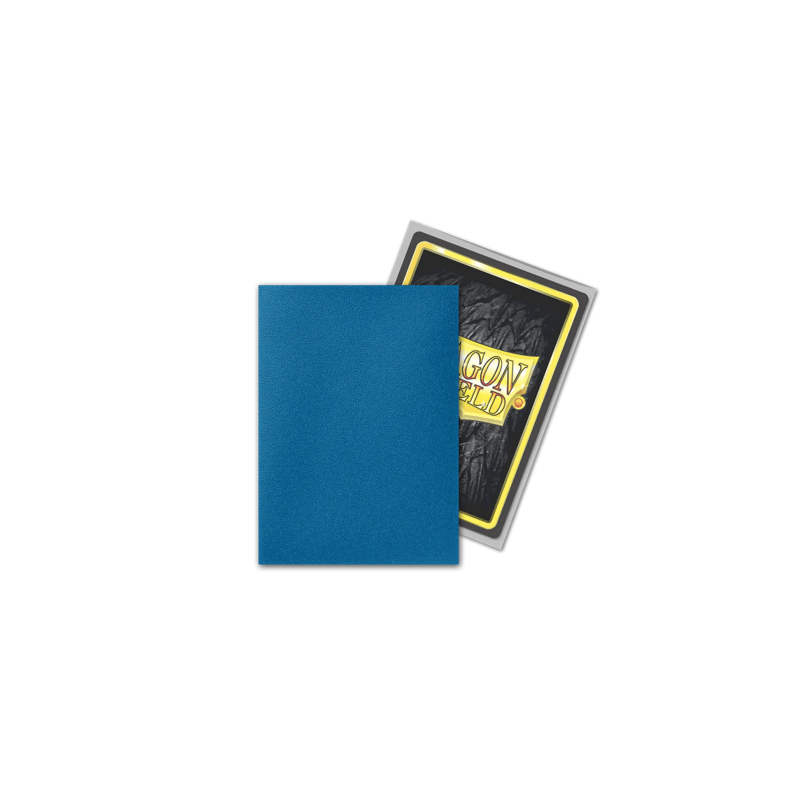 Dragon Shield - Standard Size Sleeves - Dual Matte - Blue / Silver - Hüllen - Card Club