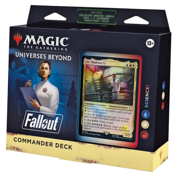 Magic the Gathering - Fallout Commander Deck - Science! - englisch - Card Club