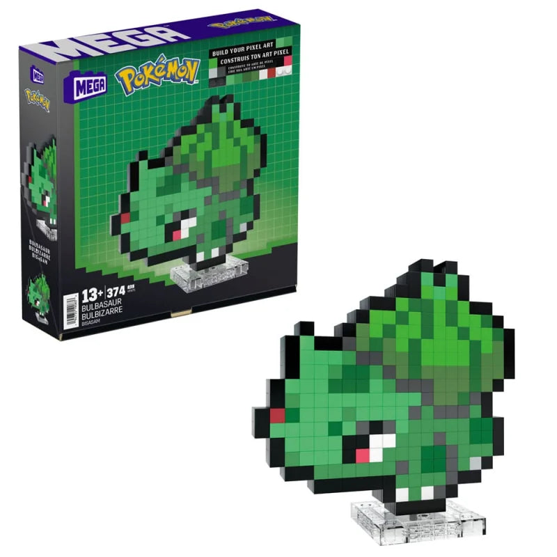 MEGA Construx – Pokémon Bisasam Pixel Art Bauset - Card Club