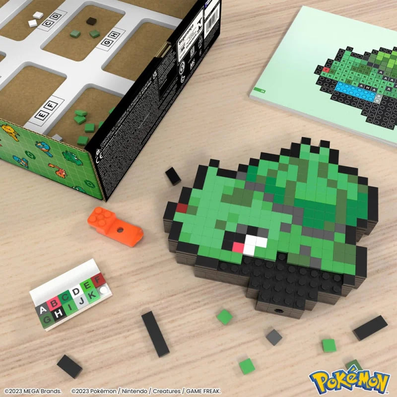 MEGA Construx – Pokémon Bisasam Pixel Art Bauset - Card Club