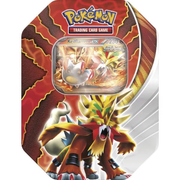 Pokemon - Paradox Schicksale Keilflamme ex Tin Box 2024 - deutsch - Card Club