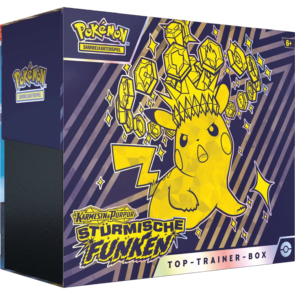 Pokemon - Stürmische Funken - Top Trainer Box - deutsch - Card Club