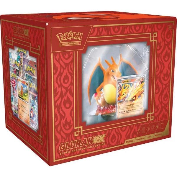 Pokemon - Super - Premium Kollektion Glurak ex - deutsch - Card Club